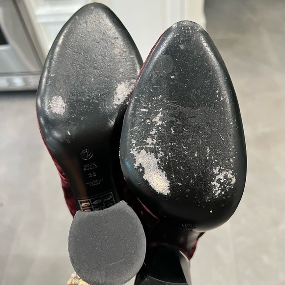 Philip Lim 3.1 Kyoto 105mm ankle boots w/ heel insert Syrah sz 36 EUC !!! - Picture 6 of 15